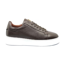 Makras Exclusive 777 Erkek Deri Sneaker Ayakkabı Kahverengi