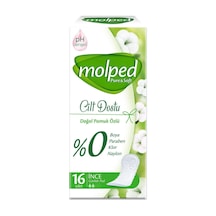 Molped Pure & Soft Cilt Dostu Günlük Ped 16'lı