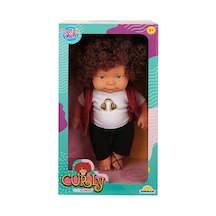30151 Sunman, Curly Kıvırcık Saçlı Bebek 35 Cm - Elwm-898132 1 Adet