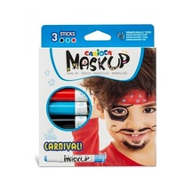 Mask Up Yüz Boyası Karnaval 3 Renk Açık
