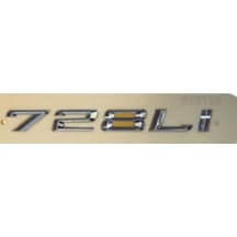 728li Krom Bagaj Yazısı 3a 3d 3abs