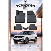 Volkswagen T-cross 2019+ Aracınıza Özel Üretim Havuzlu Paspas Takımı A+ -mod-