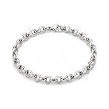 Balenbi Jewelry Kararmaz Çelik Kalın Zincir Model Gümüş Renk Kadın Bileklik 1113