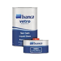 Bianca Vetro Sıvı Cam Liquid Glass Şeffaf Parlak Su İzolasyonu 1 Kg