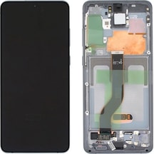 Samsung Galaxy Uyumlu S20 Plus Sm-g985 Lcd Ekran Dokunmatik Çıtalı Gri Belirtilen