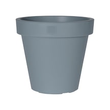 Via Gardenia Plastik Saksı Gri Çap 30 Cm Yükseklik 26 Cm