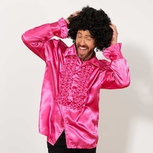Siyah Renk Kıvırcık Afro Bonus   Peruk