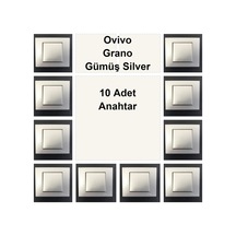 Ovivo Grano Gümüş Silver 10 Adet Anahtar