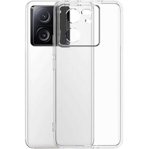 Newface Xiaomi Mi 13t Pro Kılıf Lüx Şeffaf Silikon Şeffaf