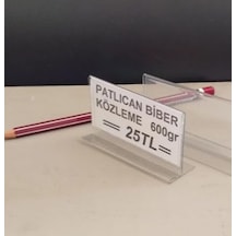 Pastane Fırın Etiketlik Kapalı T Tip Kt48 4x8 Cm - 50 Adet Çok Renkli