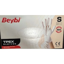 Beybi Tpex Eldiven Krem Small 100'lü