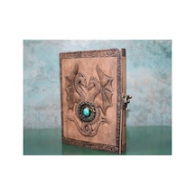 5 Adet Deri Defter 21x16 Cm Taşınabilir Not Defteri Ve Not Alma İçin Notebook, Notes, Leather Notebook