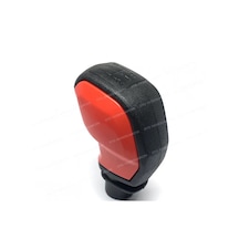 Universal 5 İleri Sportif Vites Topuzu Siyah Kırmızı Kırmızı