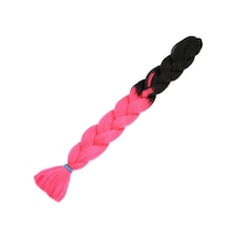 Afrika Örgülük Sentetik Ombreli 100 Gr. / Siyah / Neon Pembe - Elwm-462924 Çok Renkli
