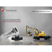 Atlas Ekskavatör-Kepçe Yakıt Depo Koruma Cihazı