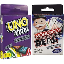 Uno Flip Ve Monopoly 2'Li Set