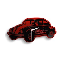 Kişiye Özel Retro Beetle Tasarımlı Ahşap Duvar Saati (Model 1-2)