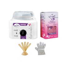 Depi Roll Jupiter Ağda Makinesi + Vi-Vet Granül Pudralı Ağda 250 G + Spatula + Eldiven