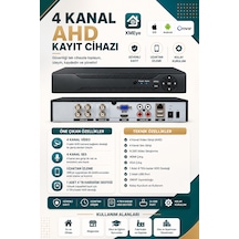 4 Kanal Ahd Dvr Kayıt Cihazı Xmeye Yazılım