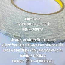 5 MM 1mt Çift Taraflı Bant Ekran Cam Kasa Kapak Tamir Bantı-şeffaf 1 Metre-Tamir Seti Hariç