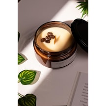 El Yapımı Kahve Kokulu %100 Soya Wax Mumu 230ml-3223