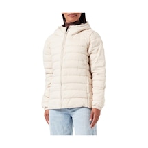 Only Kadın Dik Yaka Kapüşonlu Bej Mont - 15206086