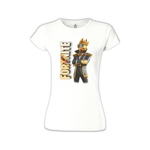 Fortnite - Dj Yonder Beyaz Kadın Tshirt 001