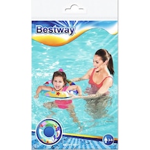3-6 Yaş Yunus Balığı Desenli Simit 51cm bestway Çok Renkli