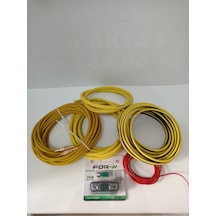 Profesyonel Amfi Kablo Seti 4GA El Yapım Rca Kablo Anfi Kablo Set