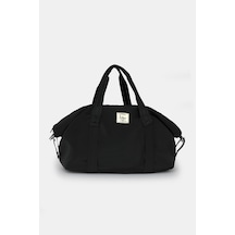 İcone Bag Icone Mat İçin Fermuar Kapamalı Yoga, Pilates, Fitness ,gym Spor Çantası Siyah
