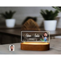 Bk Gift Kişiye Özel İsimli Diş Hekimi Karikatürlü Led Işıklı Akrilik Masa İsimliği-4, Ofis Dekoru, Mesleki Hediye, Ofis Hediyeleri Kobitmeyen138025 Bk