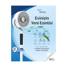 Vento 360 Uzaktan Kumandalı Ayaklı Vantilatör