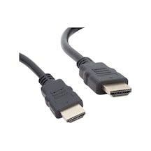 Powermaster Plastik Düz Siyah 3 Metre  Hdmi Kablo Poşetli