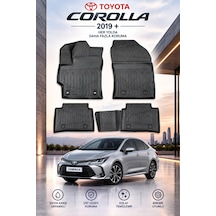 Toyota Corolla 2019+ Aracınıza Özel Üretim Havuzlu Paspas Takımı A+ -mod-