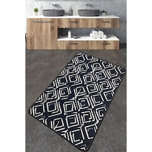 Cenero Banyo Halısı Djt 70x120 cm Banyo Halısı Paspas Yıkanabilir Kaymaz
