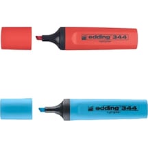 Eddıng Fosforlu Kalem E-344 Nar Çiçeği-mavi Çok Renkli