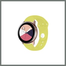 Bezos Watch 22mm Uyumlu Klasik Kordon - Sarı Mmbz