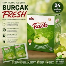 24 Lü Elma Aromalı Toz İçecek 10 Gr C Vitaminli Soğuk İçecek Tozu Diğer