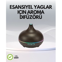 7 Renk Işıklı Ultrasonik Hava Difüzörü Sessiz Ve Güvenli Kullanım Çok Renkli