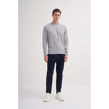 Cazador 5191 Erkek 2 İpl. Sweatshirt Gri Melanj