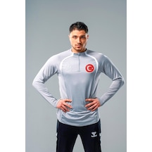 Hummel Target Milli Takım Antrenman Eşofman Üstü Gri
