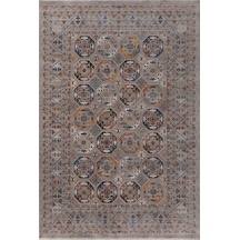 Gabardin Halı 7/24 Serisi 1569 Gri Salon Oturma Yatak Odası Halısı Gri