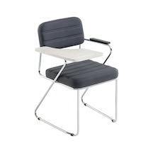 Uzay Ofis Cozy Konferans Koltuğu - Antrasit Ahşap Yazı Tablalı Diğer