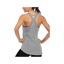 Ghassy Co. Kadın Racerback Sırt Açık Yarı Fileli Antrenman Yoga Koşu Spor Atlet Tank Tops 1780 001 Açık Gri Ghassy Co. Kadın Racerback Sırt Açık Yarı Fileli Antrenman Yoga Koşu Spor Atlet Tank Tops 1780 001 Açık Gri