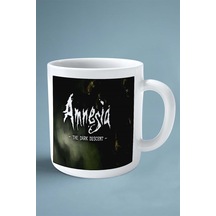 Amnesia Oyun Baskılı Kupa Bardak Çift Taraflı Baskı Kişiye Özel Model 2 Çok Renkli