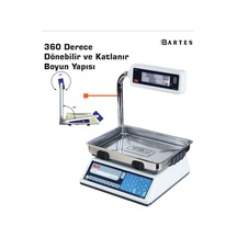 Ege Lcd Katlanır Boyun 30 Kg X 5 / 10 Gr Fiyat Hesaplamalı Terazi