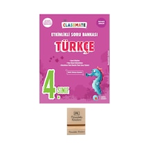 Okyanus Yayınları 4. Sınıf Classmate Türkçe Etkinlikli Soru Bankası + Telefon Standı