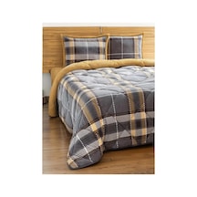 Comforter Çift Kişilik Yorgan Seti Antonin Gri-sarı Gri Sarı