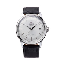 Orient Bambino Ra-ac0m03s30b Kurmalı Otomatik Deri Siyah Beyaz Kadran 42 Mm Erkek Kol Saati Gri