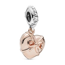 Nur Silver Heart Locket Gümüş Charm Nur-bl00307